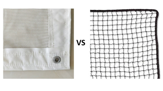 Archery Baffle Golf Impact Screen vs. Golf NEtting
