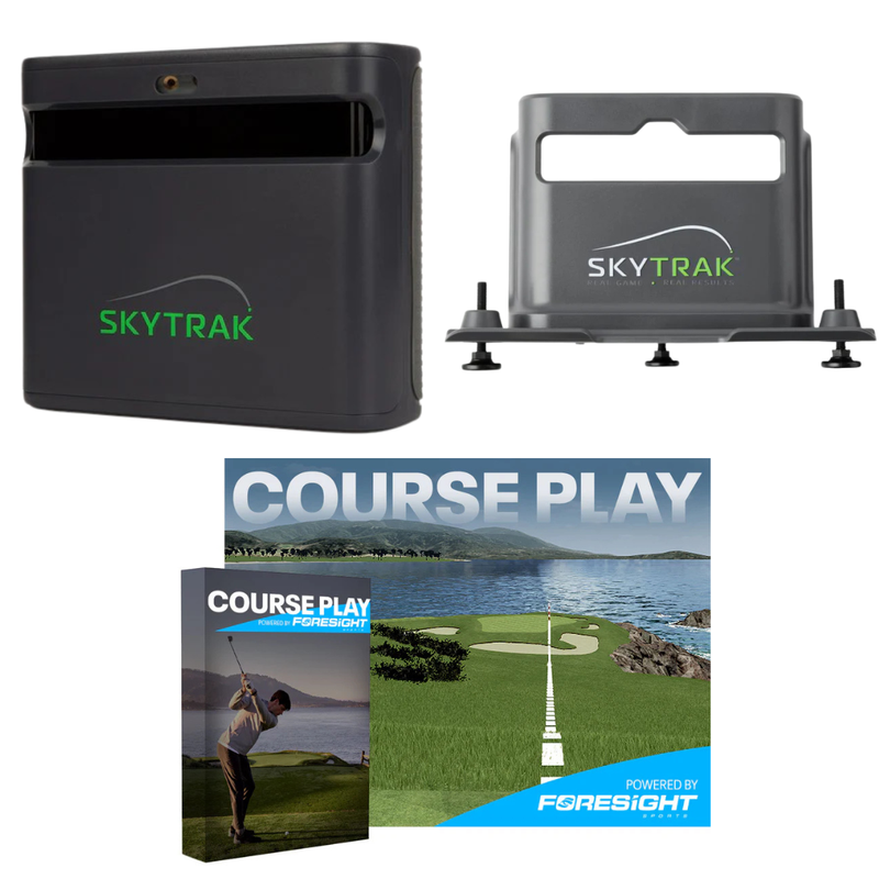 Skytrak golf simulator with foresight subscription