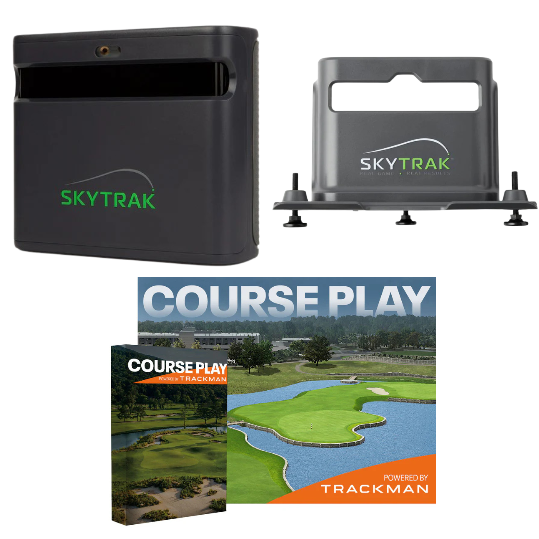 Skytrak golf simulator with trackman subscription