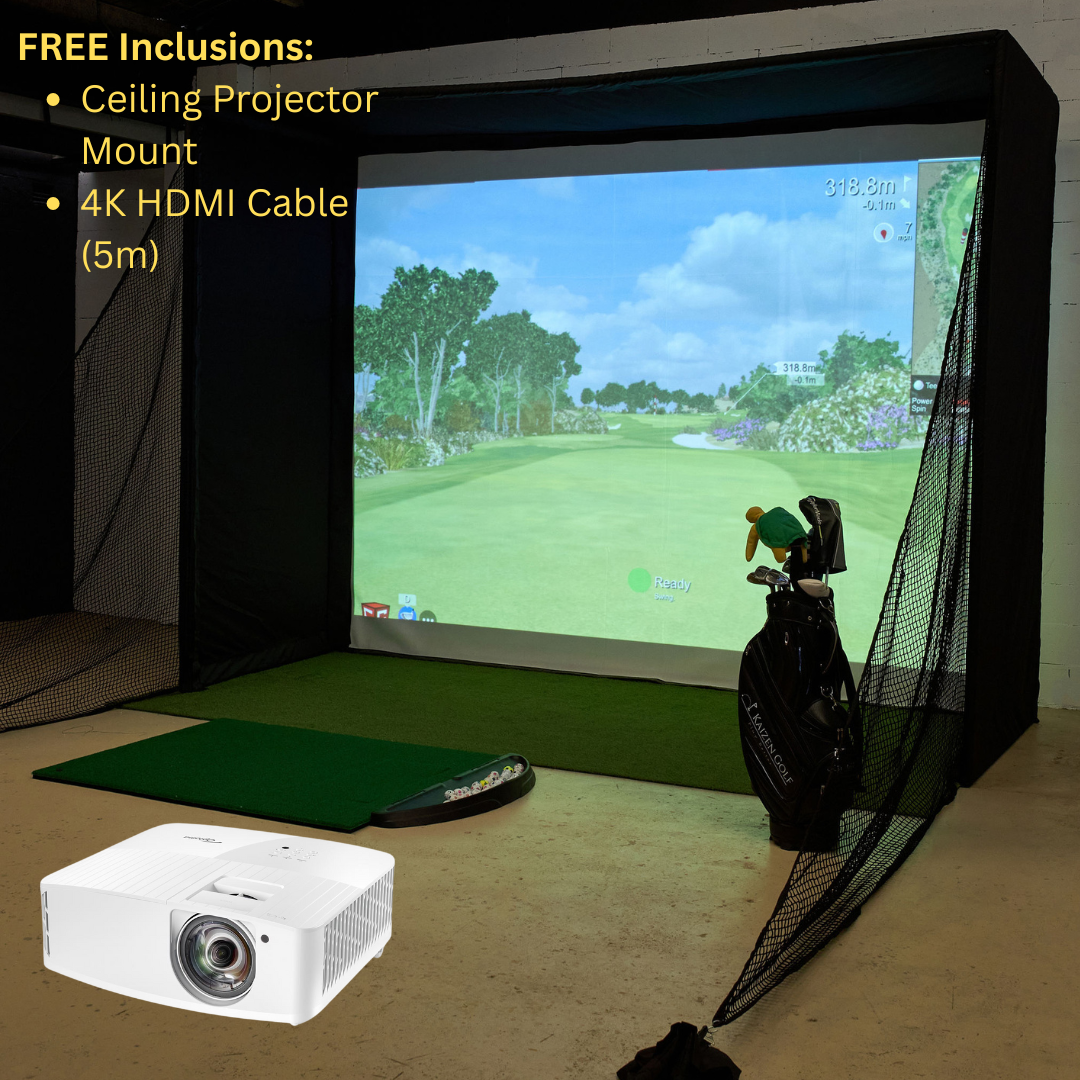 Kaizen Golf Complete Golf Simulator PAckage
