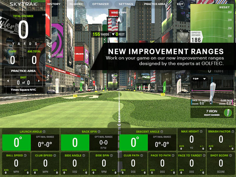 Skytrak golf launch monitor simulator essential subscription plan
