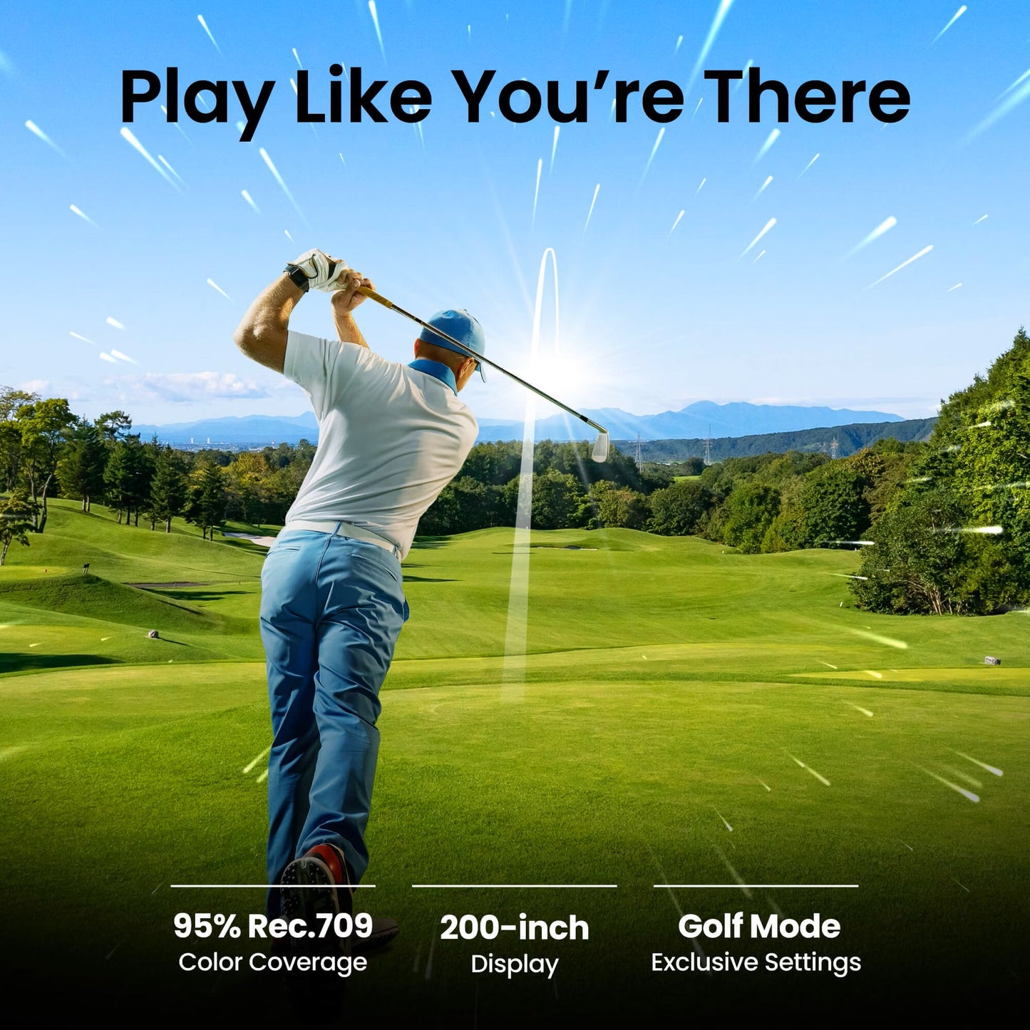BenQ ak700ST golf simulator 4k Laser projector