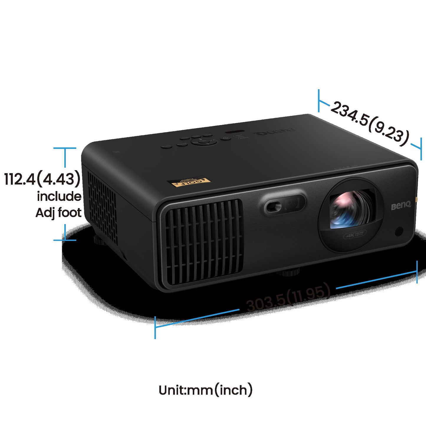BenQ ak700ST golf simulator 4k Laser projector