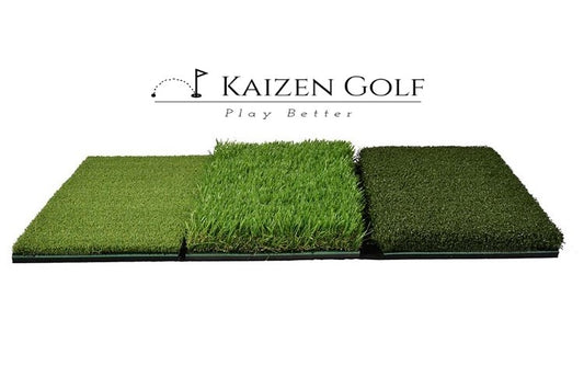 Kaizen Golf | Tri-turf golf mat