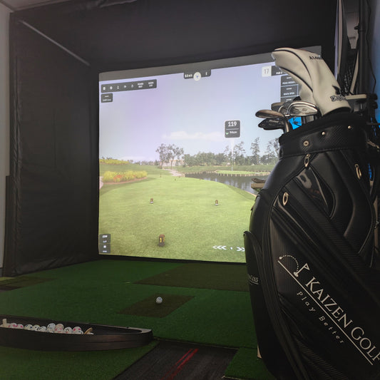 Kaizen Golf high end golf simulator