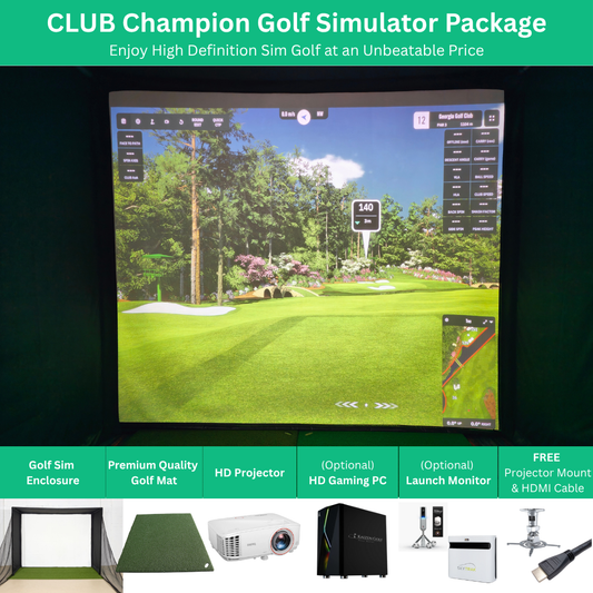 Kaizen golf Club Champion Golf Simulator Package