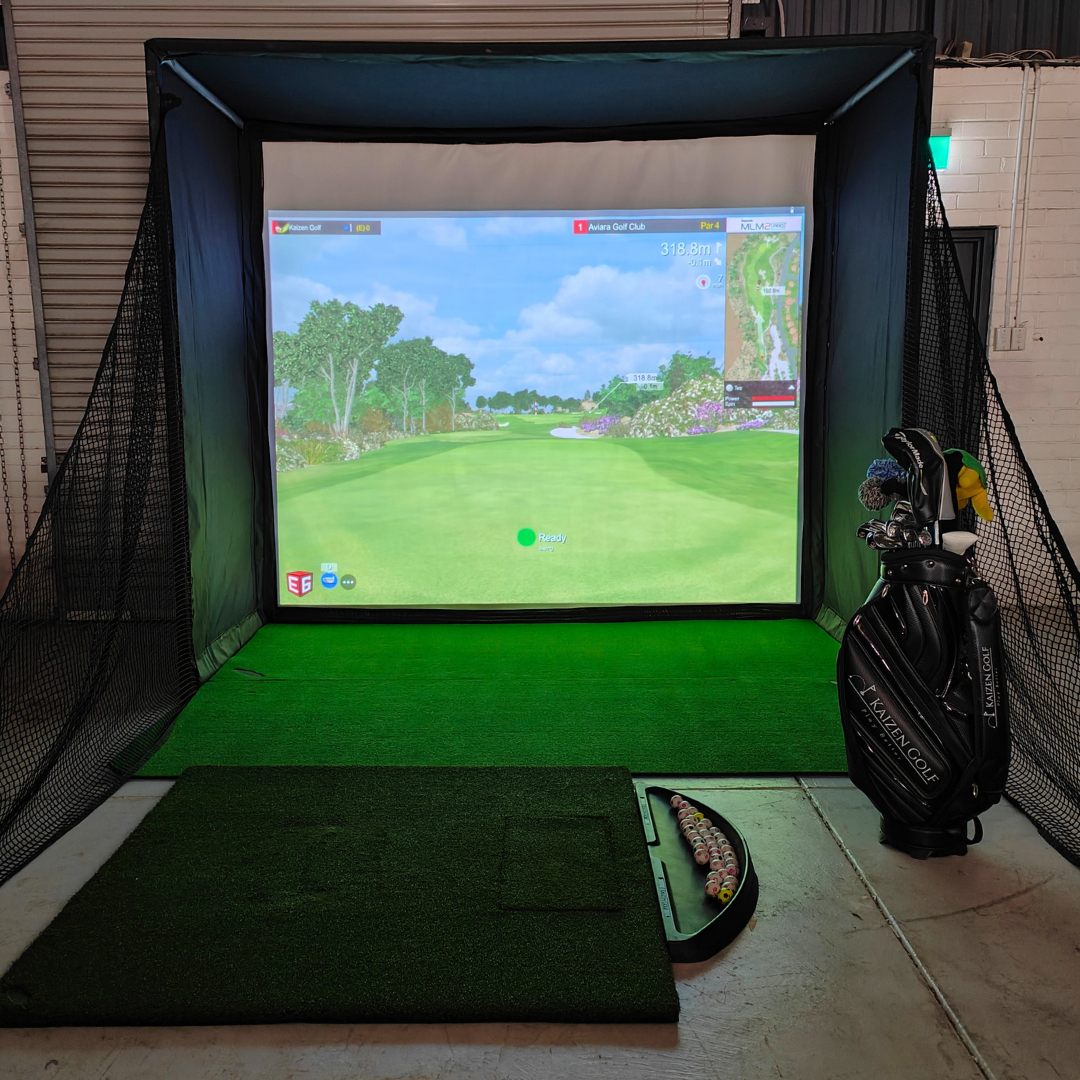 Kaizen Golf Professional Golf Simulator Impact Screen