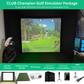 Kaizen Golf club champion golf simulator complete package