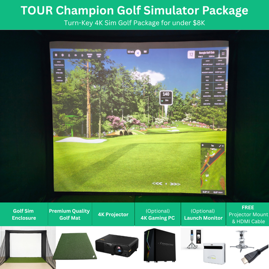 Kaizen Golf Tour champion golf simulator package