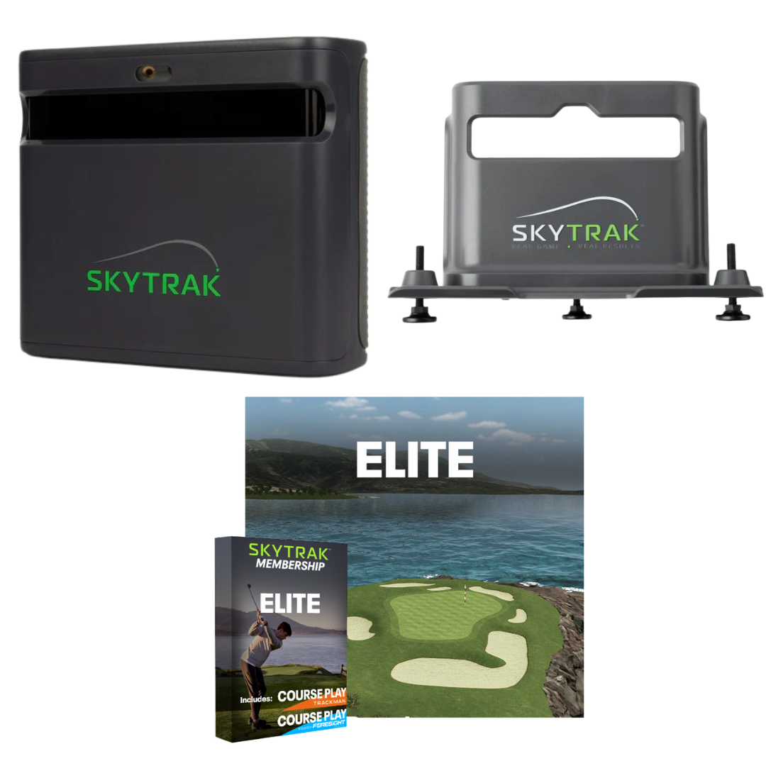 Skytrak golf simulator with elite subscription