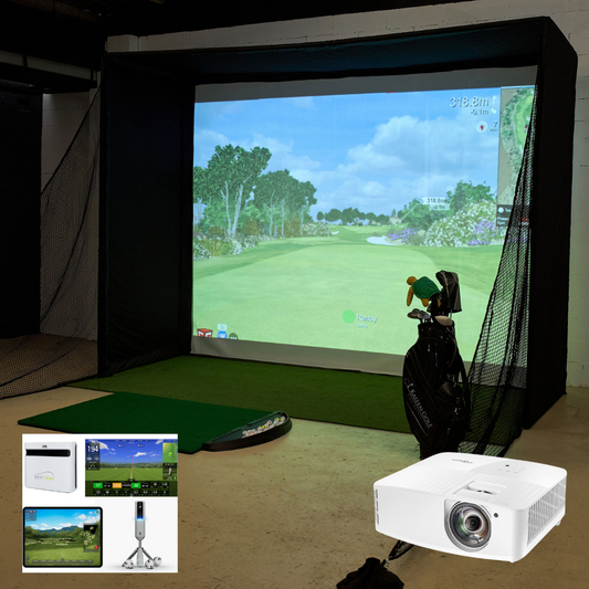 Kaizen Golf ultimate complete golf simulator bundle