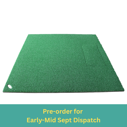 1.5m x 1.2m Large Golf Stance Mat (Compatible with Kaizen Golf Hitting Strips)
