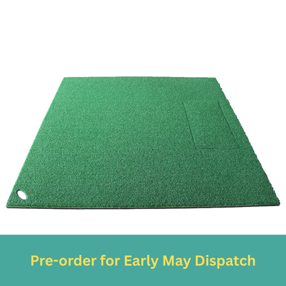 1.5m x 1.2m Large Golf Stance Mat (Compatible with Kaizen Golf Hitting Strips)