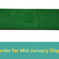 1.5m x 1.2m Large Golf Stance Mat (Compatible with Kaizen Golf Hitting Strips)