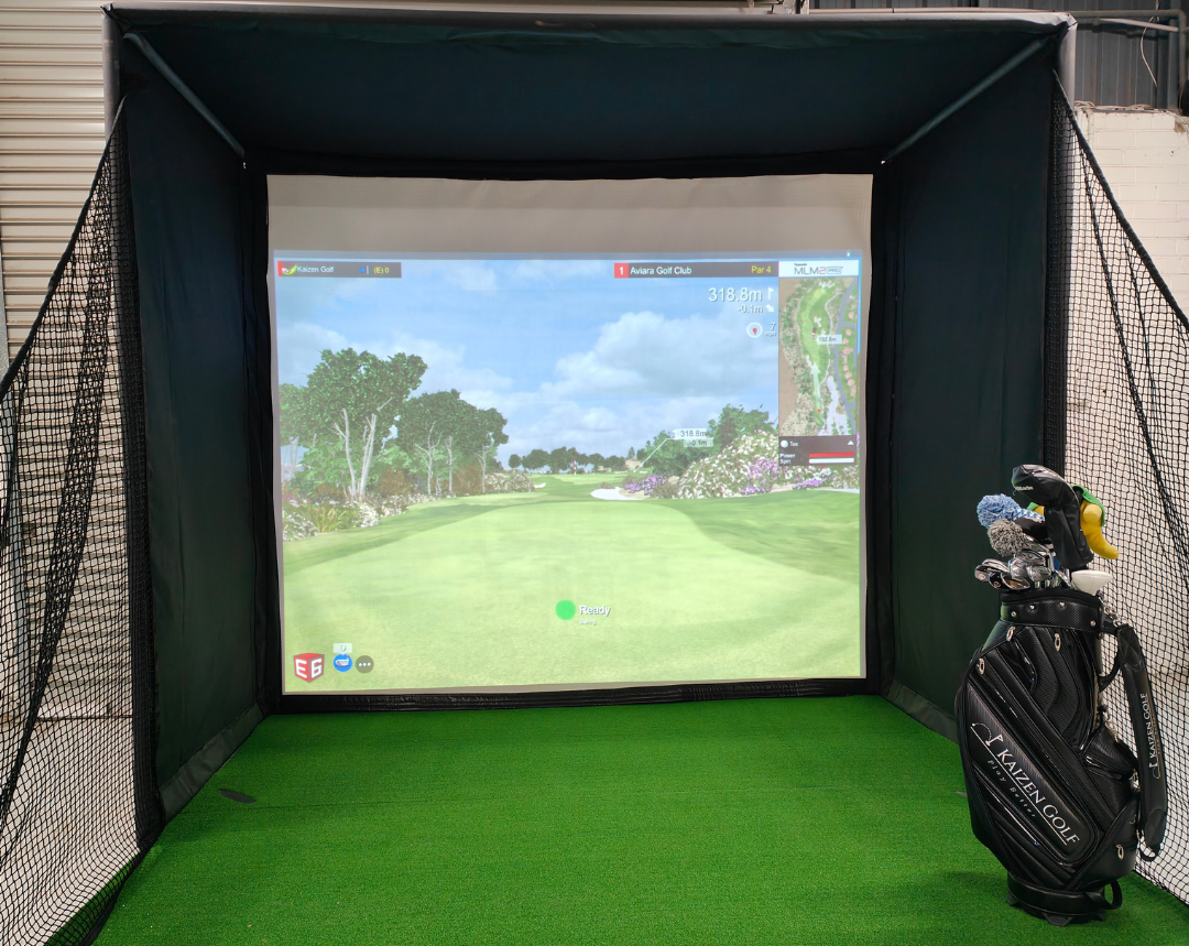 Kaizen Golf Professional Golf Simulator Impact Screen