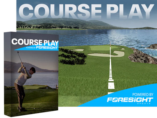 Skytrak golf simulation course play subscription