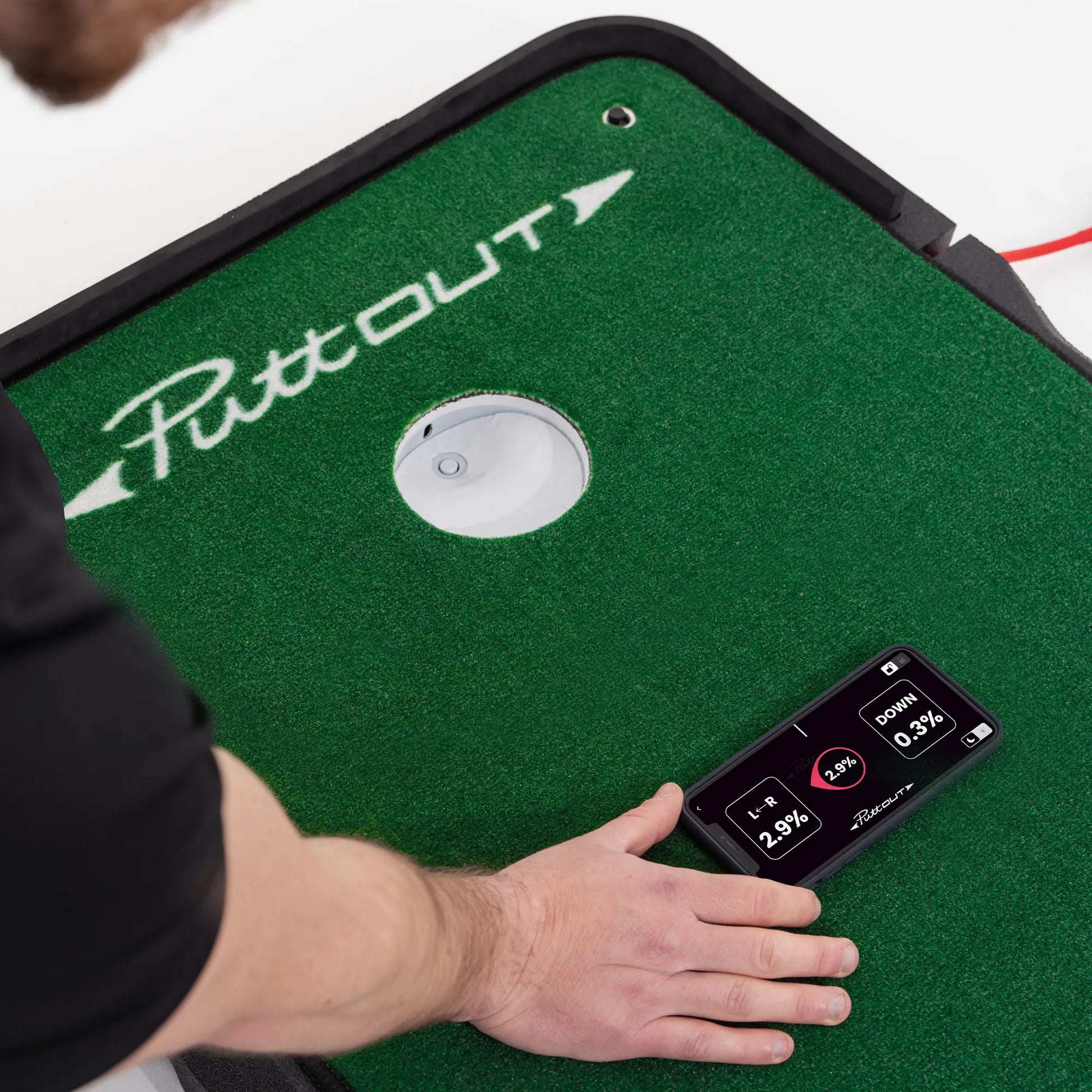 PuttOut AirBreak Golf Putting Mat (8 feet / 240cm)