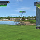Skytrak golf simulator course play powered by Trackman