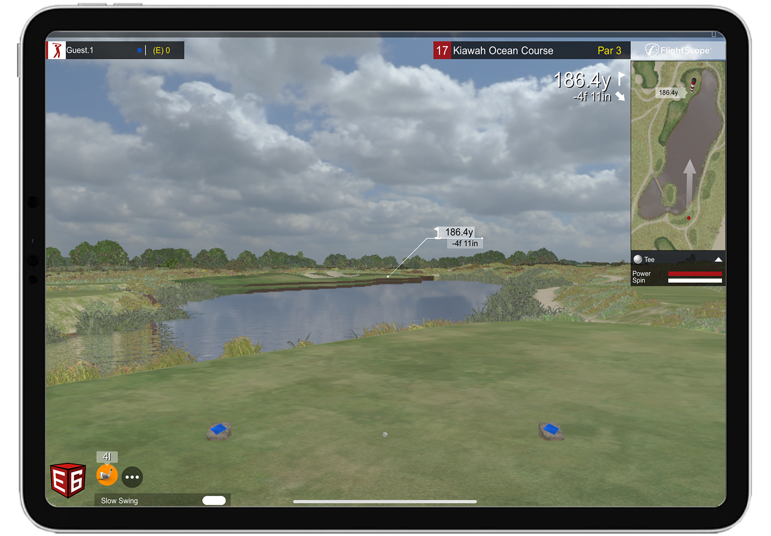 Flightscope mevo gen2 golf simulator golf launch monitor