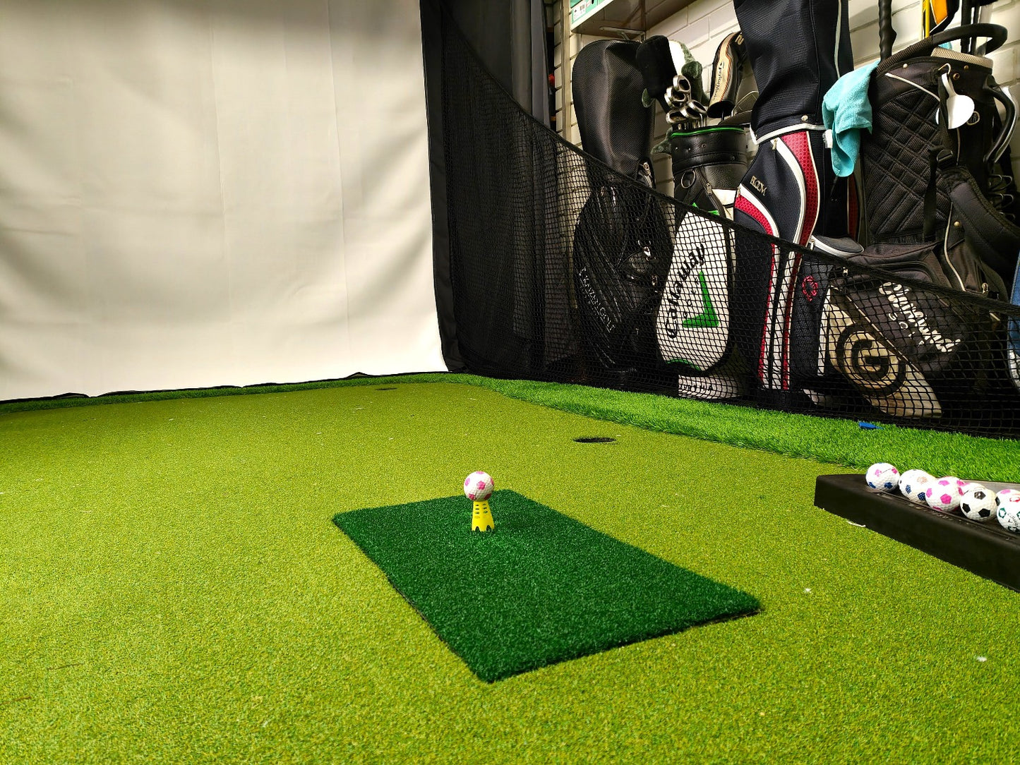 Kaizen Golf Shank Net in Golf Simulator