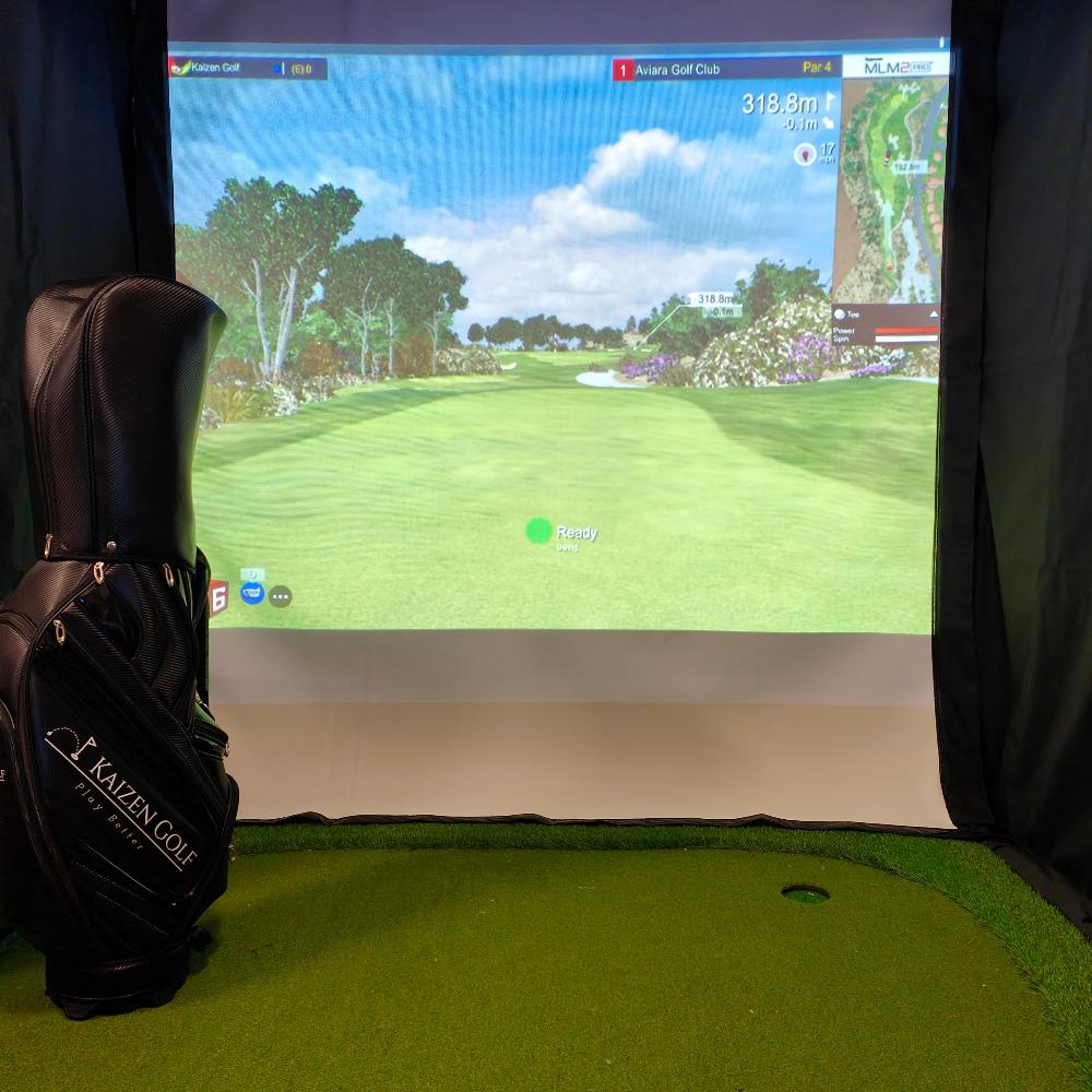 Kaizen Golf Professional Simulator Impact Screen