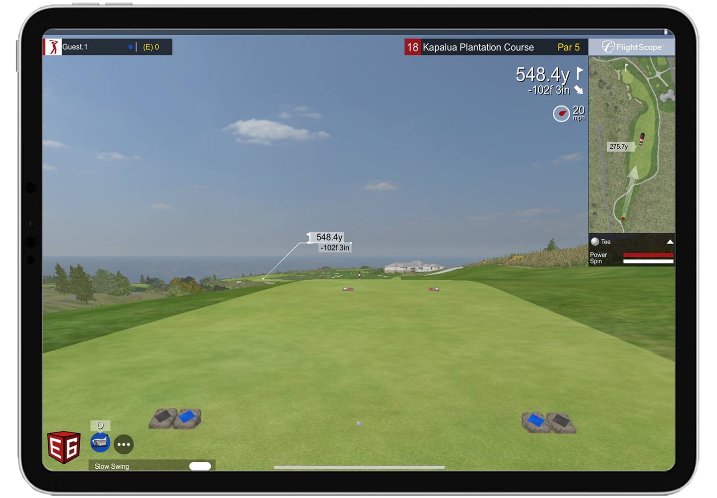 Flightscope mevo gen2 golf simulator golf launch monitor