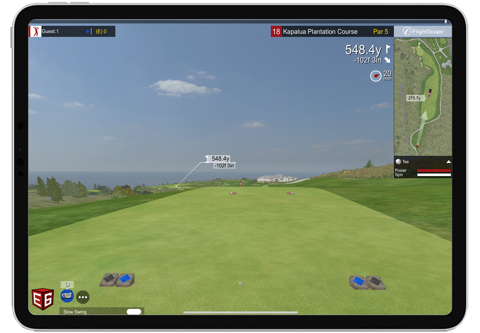 Flightscope mevo gen2 golf simulator golf launch monitor