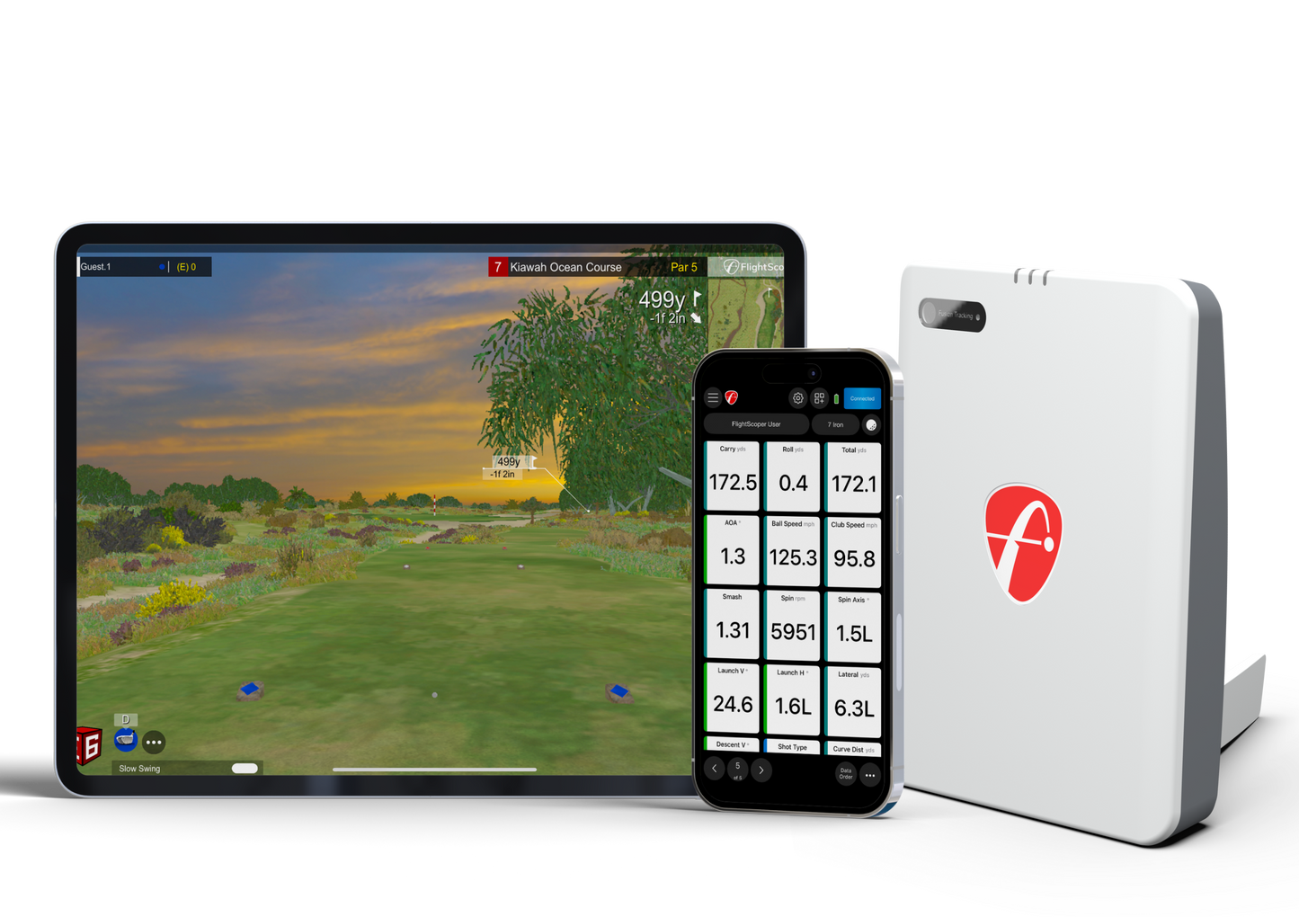 Flightscope mevo gen2 golf simulator golf launch monitor
