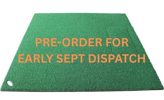 1.5m x 1.2m Large Golf Stance Mat (Compatible with Kaizen Golf Hitting Strips)