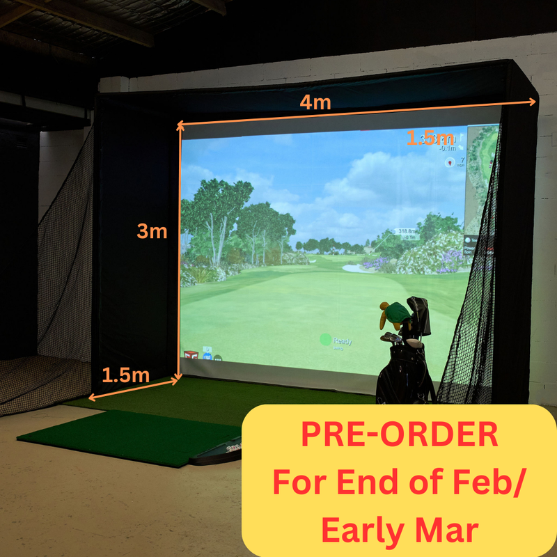 Kaizen Masters Golf Simulator Enclosure