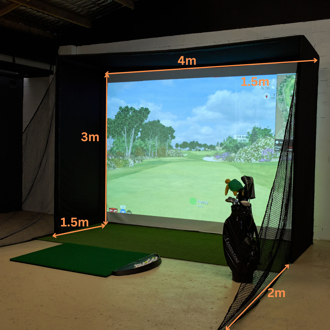 Kaizen Masters Golf Simulator Enclosure