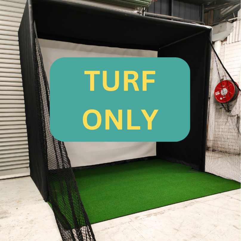 Golf simulator multi purpose turf