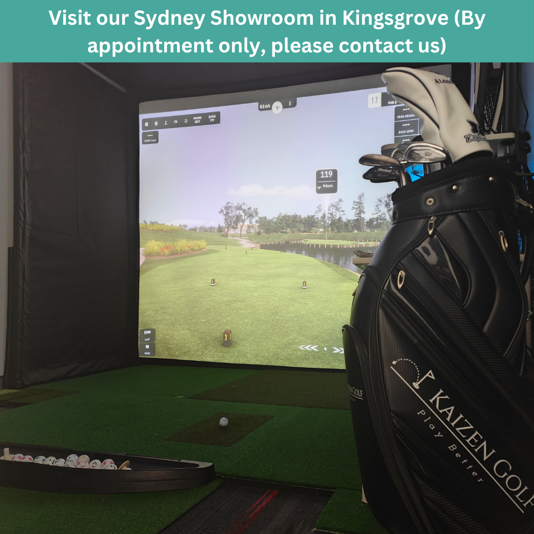 Kaizen Golf Kingsgrove Golf Simulator showroom