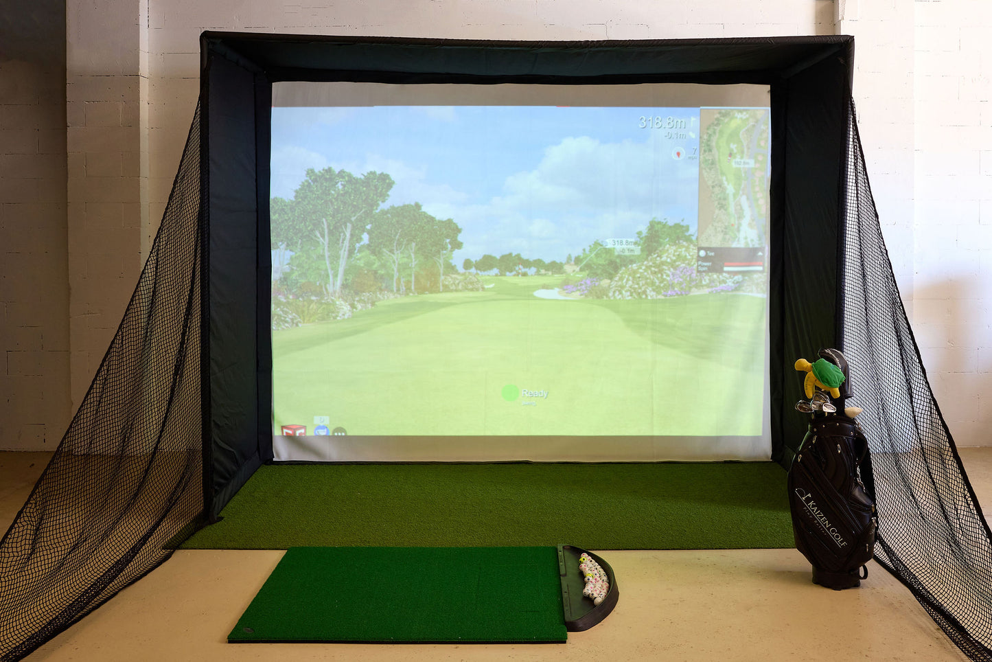 Kaizen Golf Masters Golf Simulator Enclosure