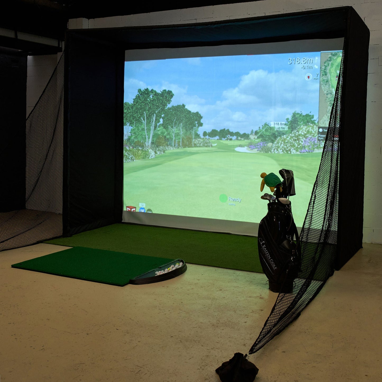 Kaizen Golf Masters Golf Simulator Enclosure