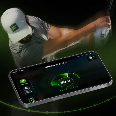 Skytrak max golf simulator speed training