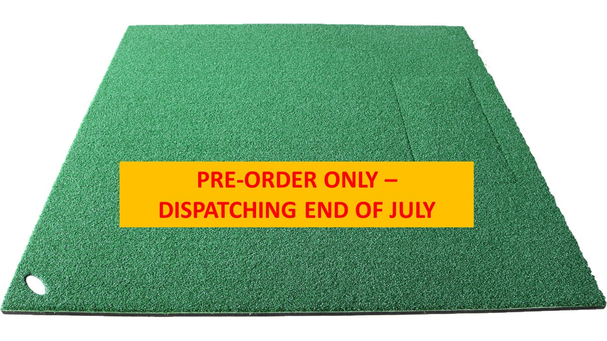 1.5m x 1.2m Large Golf Stance Mat with Kaizen Golf Hitting