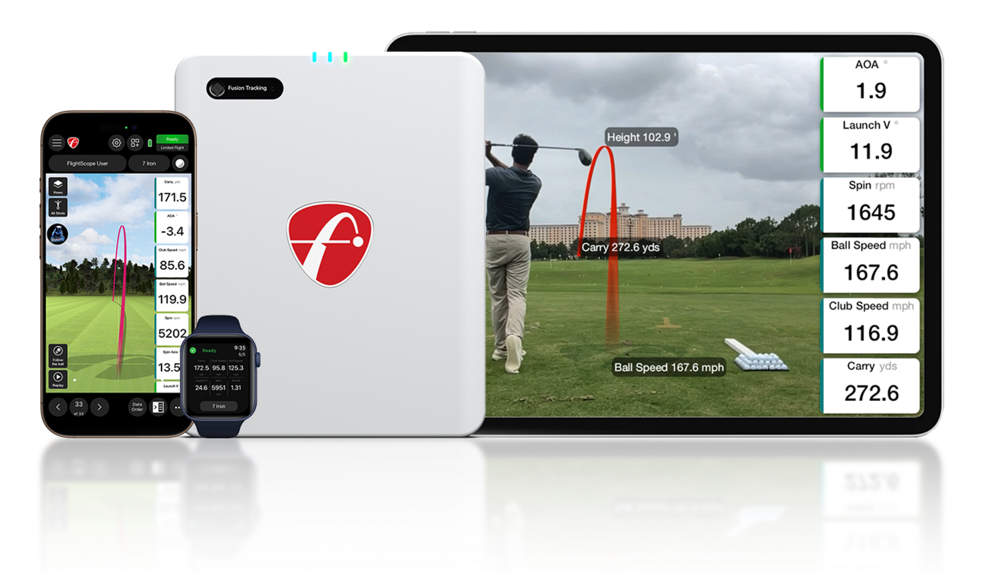 Flightscope mevo gen2 golf simulator golf launch monitor